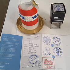 Jerusalemweg Stempel Kirche Arbing